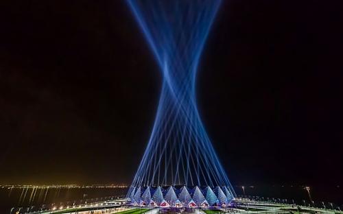 Baku Crystal Hall - light show 2