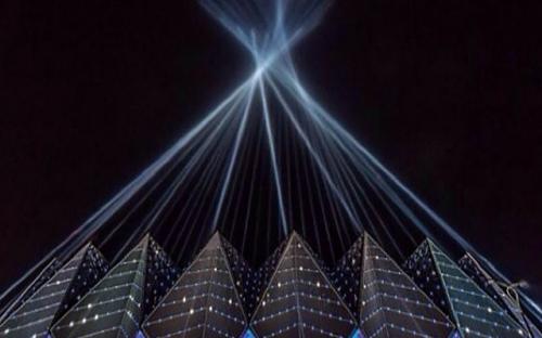 Baku Crystal Hall - light show 1
