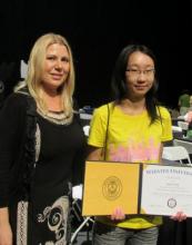 Jackie Peng and Susan Polgar